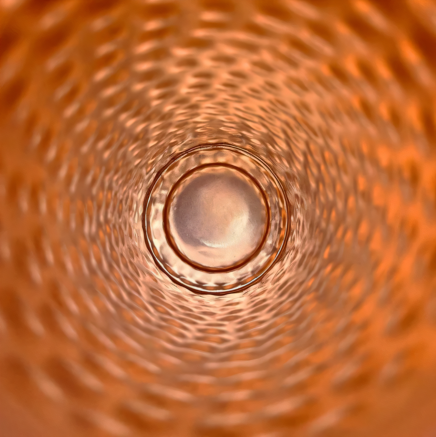Handgemachte Kupferflasche