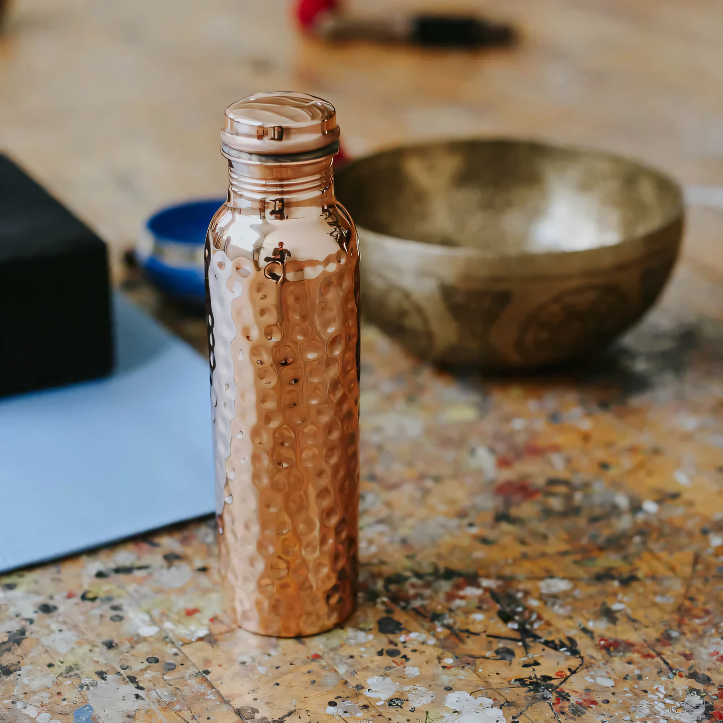 Handgemachte Kupferflasche